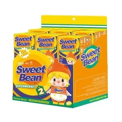 

POP MART Sweet Bean Supermarket Series 2 Blind Box Cute Anime Figure Mystery Surprise Toy Collectible Doll Desktop Ornament Gift