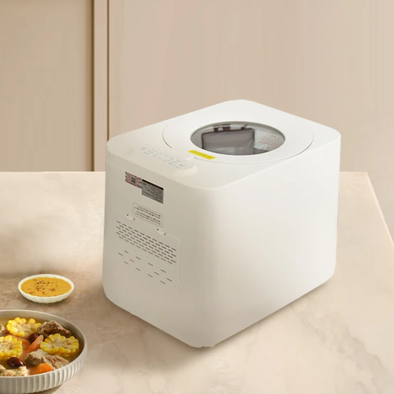 Máquina compostadora de residuos de alimentos eléctrica inteligente 24H, fabricante de fertilizante orgánico compacto e inodoro para eliminación de basura de cocina doméstica