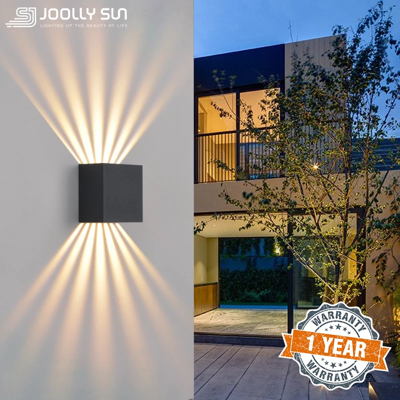 

JoollySun Wall Lamp Outdoor Lighting Waterproof Wall Light For Home Decor Balcony Gate Side Porch Modern Up Down Wall Sconces