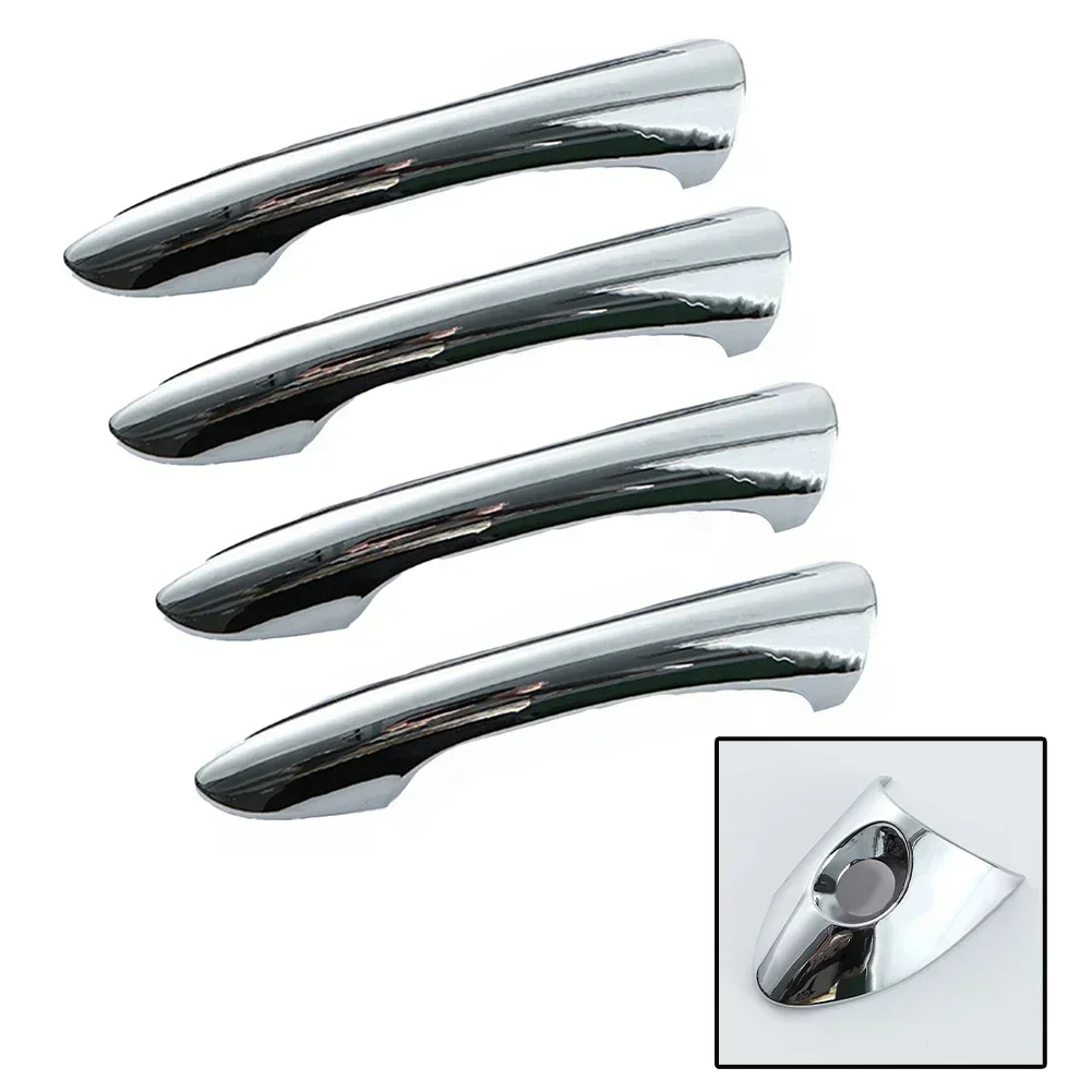 Cars Styling Chrome Trim Door Handles Covers For Hyundai For Sonata For I45 For YF 2011 2012 2013 2014 Cars Auto Accessory