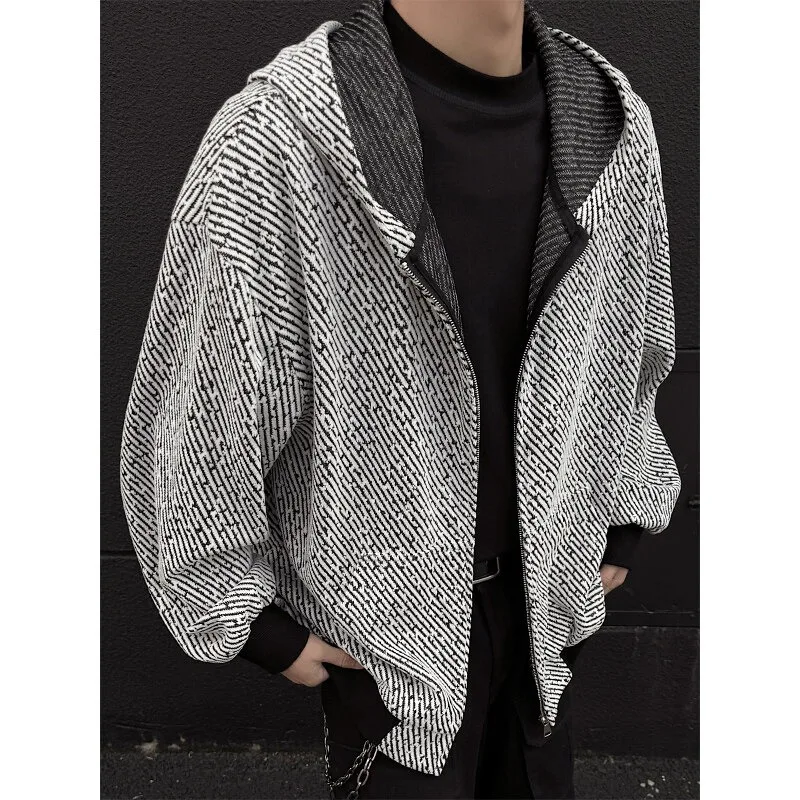 

Американский Sle, повседневная полосатая толстовка с капюшоном, мужская весенне-осенняя винтажная дизайнерская повседневная толстовка, модный топ из смеси хлопка из полиэстера