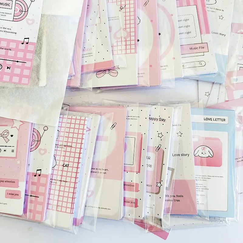 100pcs Aesthetic Minimalist Star House Package Seal Stickers Pink White Gift Wrapping Seals for Packaging Deco Tape for Parcels