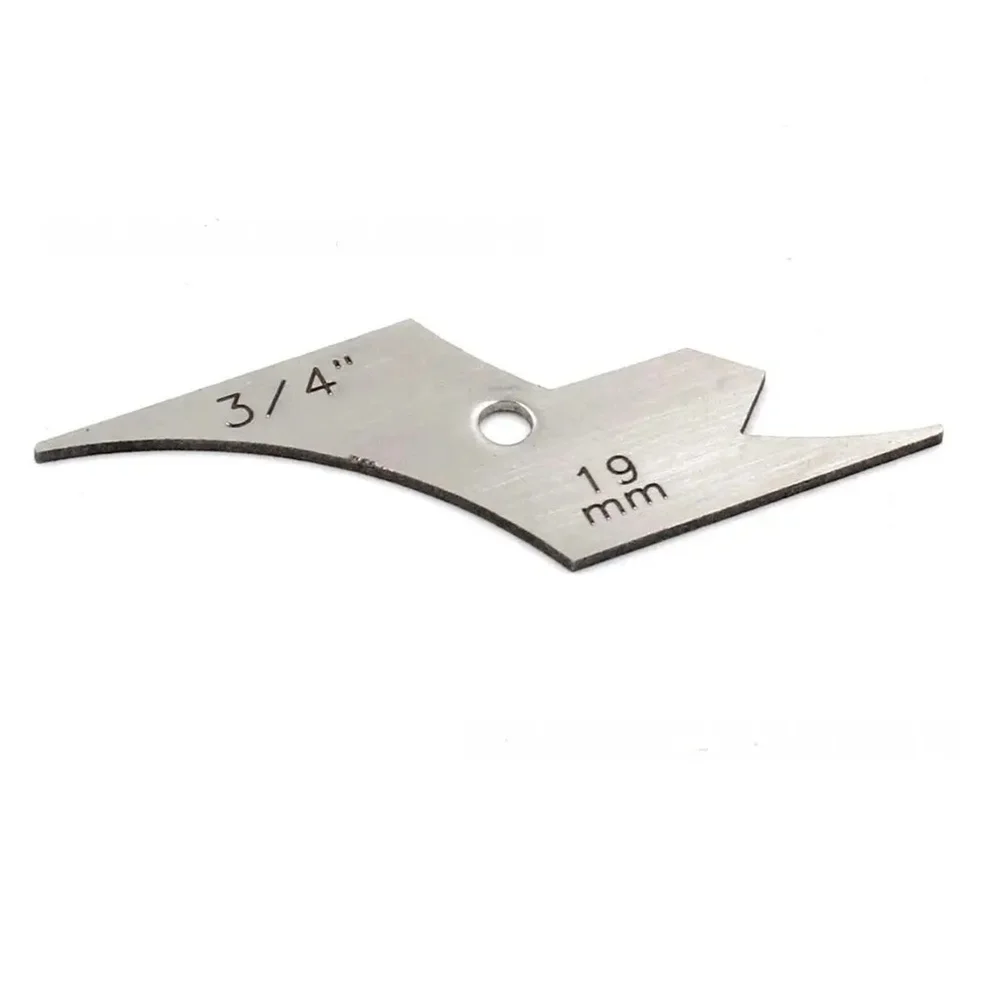 Professional 10 piece chain radius weld gauge set 3mm to 25mm fillet weld measuring tool 18 to 1 inch metal gauge