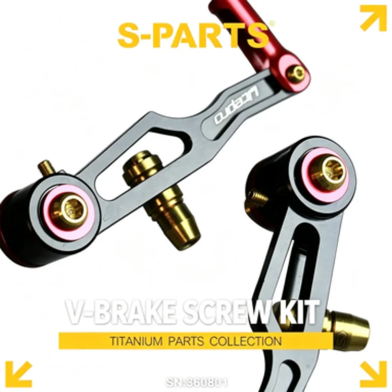 

Mountain bike V brake titanium screw kit for Dahon and Shimano V brake ST900 X533 for TSUNAMI SNM100 for factorvis vires
