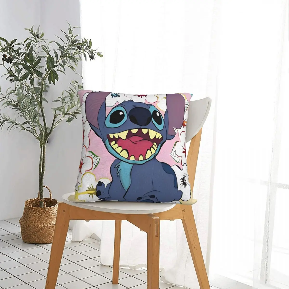 ألوها غرزة كيس وسادة مربع مضحك الغريبة غطاء الوسادة ديكور مخصص المخدة للمنزل 45*45 سنتيمتر