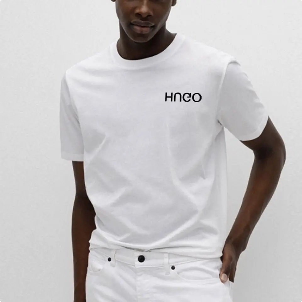 Trendy Brand American Printed Letters Men's and Women's Casual Round Neck Short-sleeved T-shirt Summer Cotton Breathable Top Ins
