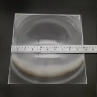 250mm Square Fresnel Lens Focal Length 200mm 300mm 400mm Optical PMMA Plastic 250X250mm Magnifier Fire Starter