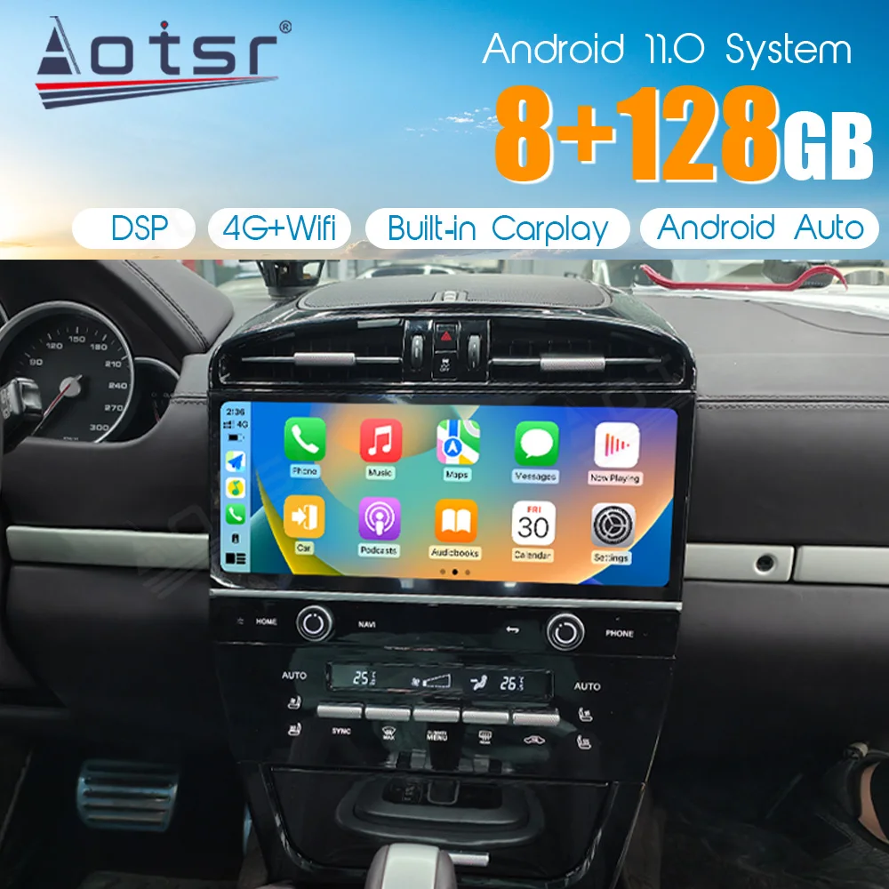 Upgradation Car Radio Android Auto Screen For Porsche Cayenne 2003 2004 2005 2006 2007 2008 GPS Navigation Multimedia Head Unit