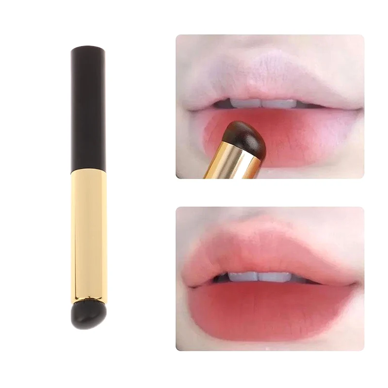 Pincel corrector de silicona para los dedos, 1 piezas, herramienta de maquillaje Q, bálsamo labial suave, brillo labial, aplicador de palo