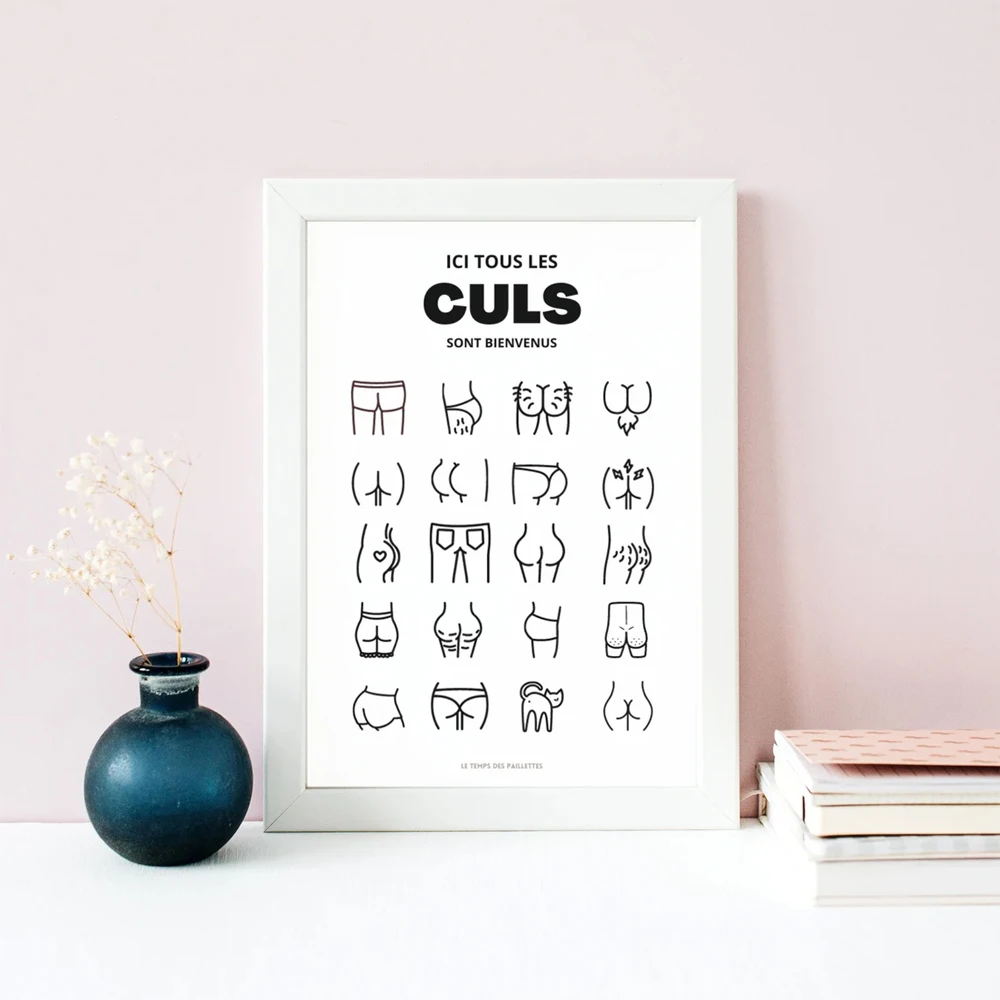 1 قطعة الملصقات الفكاهة WC غير المؤطرة يطبع قماش اللوحة الحديثة جميع الأقراخ المسمونة للمرحاض جدار الفن ديكور المنزل الحمام #5