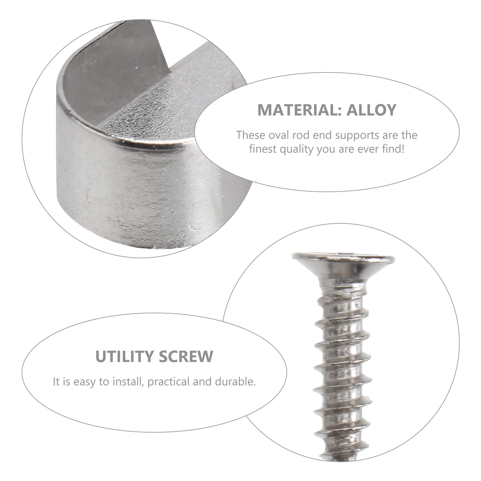 

Zinc Alloy Closet Rod Bracket 16mm Aluminum Wood Stainless Steel Wardrobe Pipe Holder Shower Curtain Support Anti Corrosion
