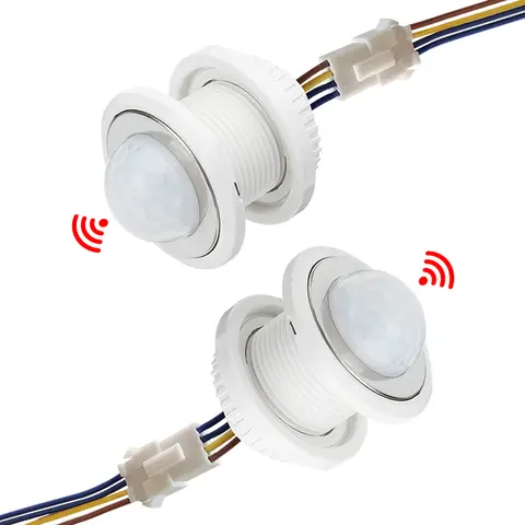PIR LED 센서 감지기 스마트 스위치 110V 220V LED PIR 적외선 모션 센서 감지 자동 센서 전등 스위치 