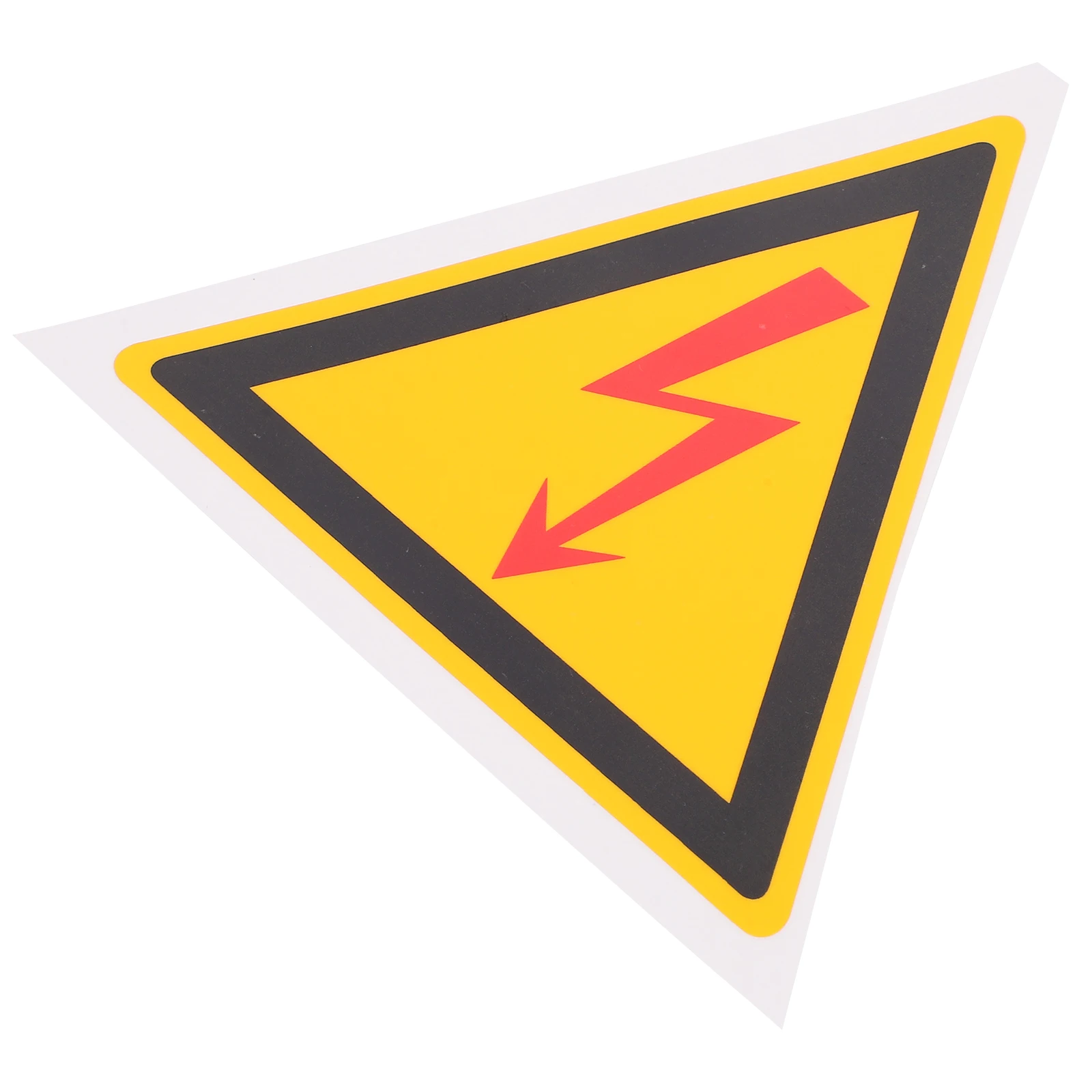 High Quality Warning Electrical Shocks Bright Adhesive Safety For Equipment Machine Sturdy Eye-Catching Clear Pattern