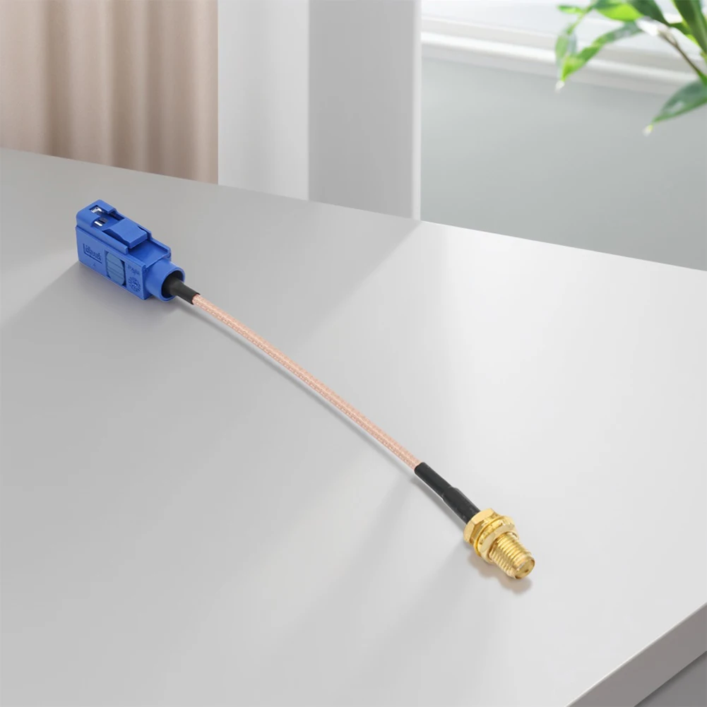 Cable RF coaxial hembra Fakra C a SMA de 10cm, adaptador de Cable RG316, Cable de extensión de antena Fakra SMA para dispositivo inalámbrico, antena de Radio