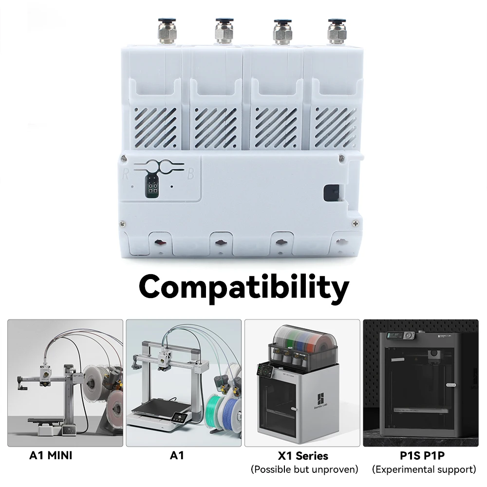 370C AMS Lite BMCU370C Auto Refill Farm voor A1 A1 MINI 3D-printer AMS MMU Meerdere kleurenuitbreiding