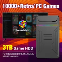 JMachen Gaming HDD Launchbox 3TB Game Console with 10107 Games with 32 Emulators for XBOX/XBOX ONE/PS4/PS3/Switch/WiiU for Win8/10/11