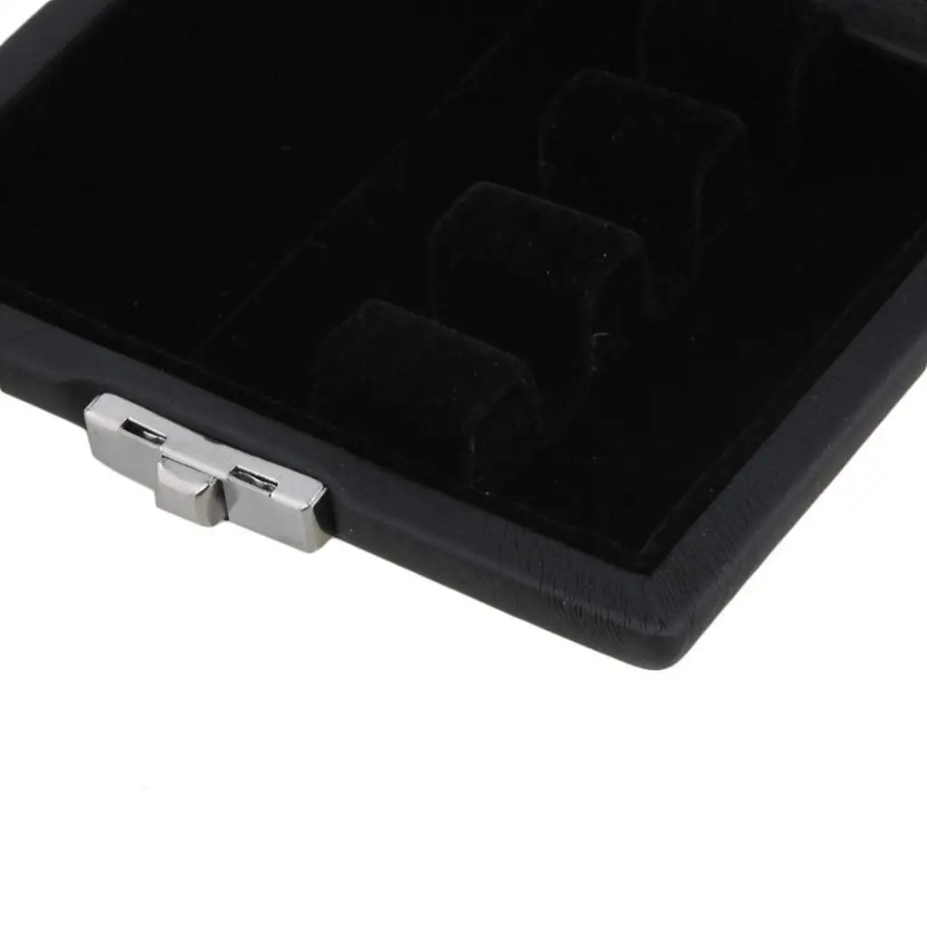 Compact Solid Wood Bassoon Reed Case Flannel Slot Holder Storage for Oboe Bassoon 3 Reeds