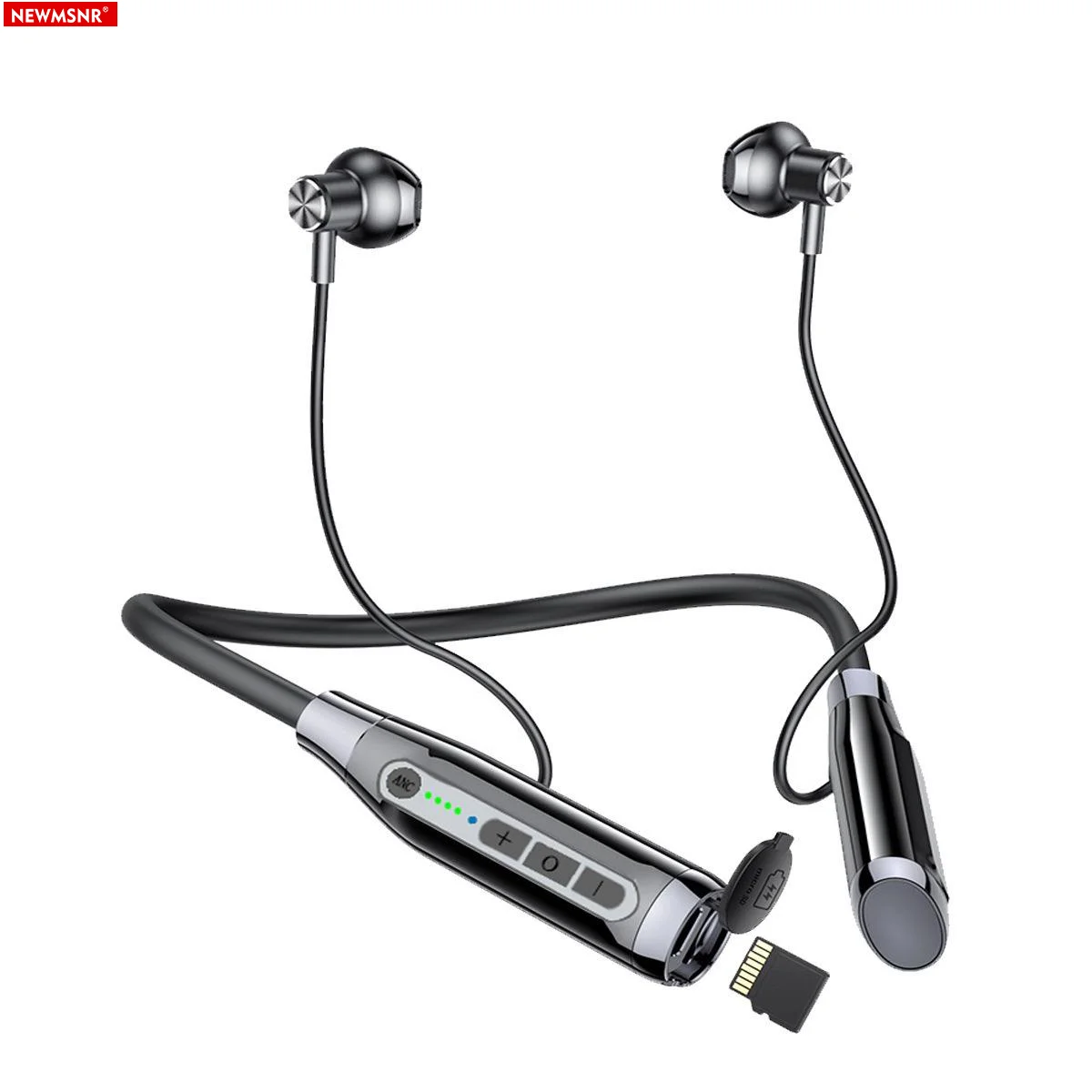 100H Battery Life Wireless Headphones Bluetooth Earphones 9D Hifi Stereo Magnetic Neckband Earbuds IPX3 Sport Waterproof Headset