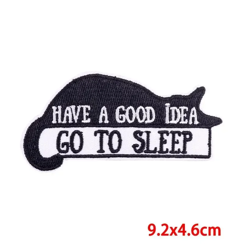 Embroidered Patch Iron On Patches for Clothing Pocket Moon Clothes Stickers Fabric Sewing Thermal Adhesive Applique Fusible