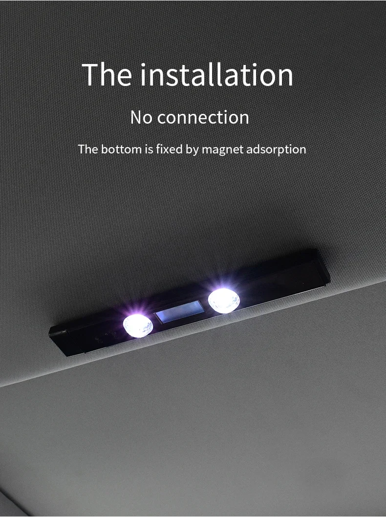 LED-Autodach-Sternenlicht USB-Ladung 5V RGB Rhythmus-Atmosphärenlicht Auto-Innenraum Kabellose Fernbedienung Blinkende Partylichter – Detail 5