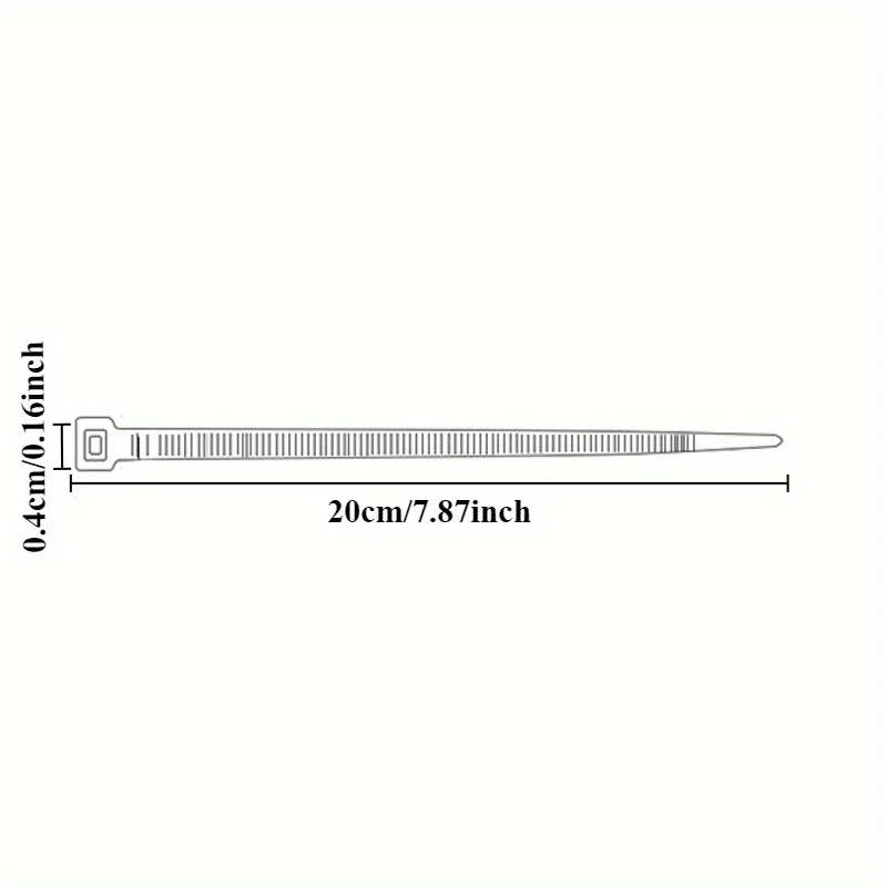 100PCS Colored Cable Tie Resistant Nylon Craft Accessories Durable Flexible Multipurpose Wire Multiple Colors Choose