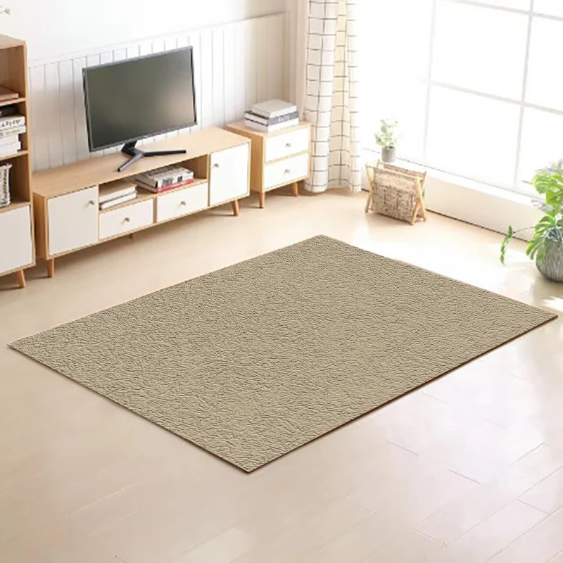 Solid Color Beige Series Simple Customizable Non Slip Multi Functional Carpet Rug  Alfombra Door Mat  Room Mat and  Welcome Mat