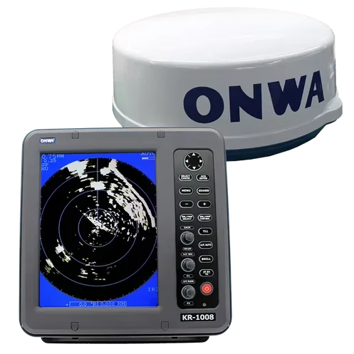 

9.7inch ONWA X-Band 4KW up to 36nm KR-1008 Marine Supplies Product Marine Radar support AIS ARPA display Target Tracking