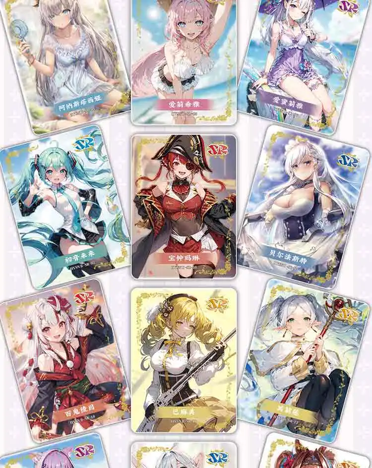 Goddess Story Flower Girl 2 Collection Cards Booster Box Tcg CCG Anime Girl Swimsuit Bikini Cards Child Kids Table Toys For Gift