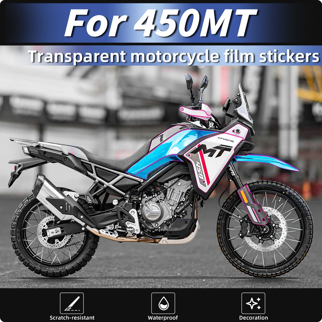 

For 2024 CFMOTO 450MT Motorcycle PPF Transparent Body Protection Kit Body Protection + Refit Motorcycle Accessories/Parts