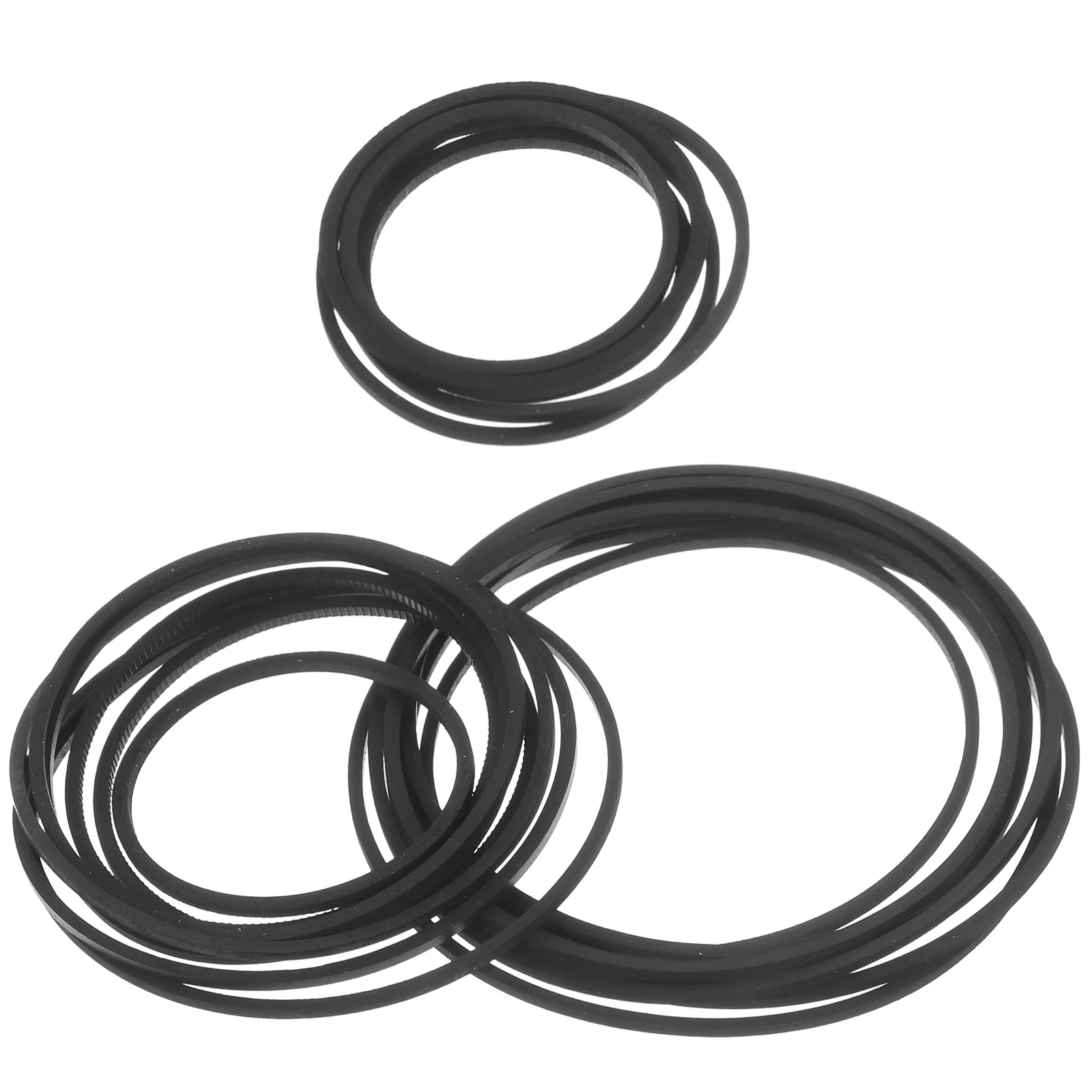 

40 Pcs Radio Tape Belt Square Cassette Drive Belts Replacement Player for Recorder