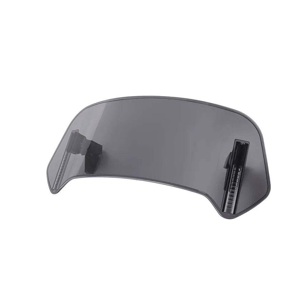 Universal Motorcycle Windshield Extension Adjustable Spoiler Clamp-On Windscreen Deflector For BMW KAWASAKI YAMAHA HONDA SUZUKI