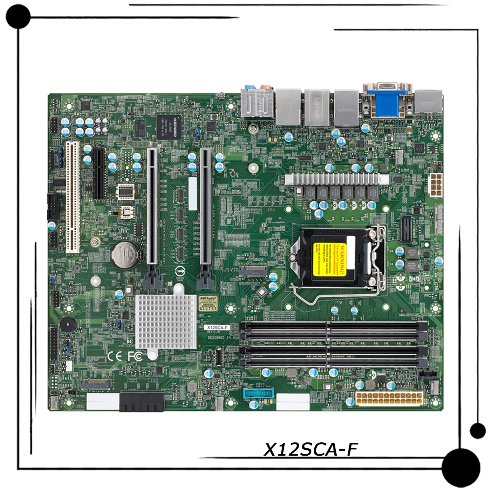 X12SCA-F For Supermicro Workstation Motherboard X9SKV-1125 X11DPI-NT S7070 DDR4 C612 S7070GM2NR