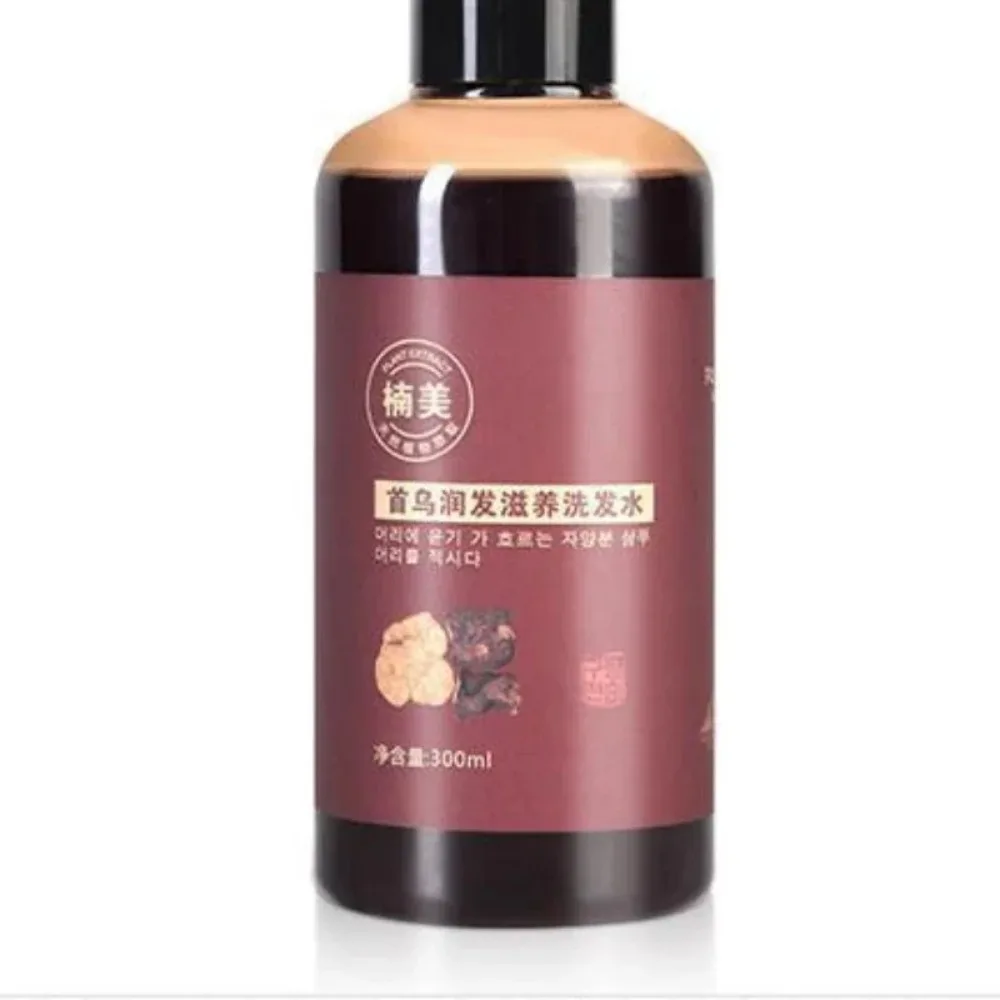 300ml Kräuter Anti Grey Haaren tfernung Reparatur Anti White Hair Shampoo Behandlung von Black Brunette feuchtigkeit spendende Haarpflege Shampoo