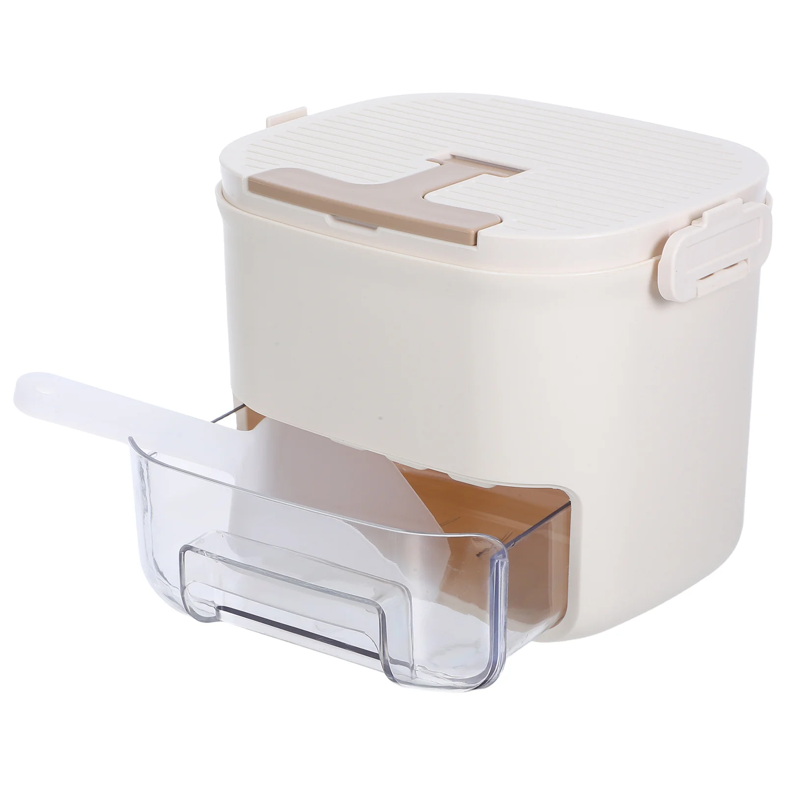 

Cube Tray Large Capacity Press Type Mold Stackable Freezer Ice Box With Lid, Small Plastic Ice Trays For Home Bar Party