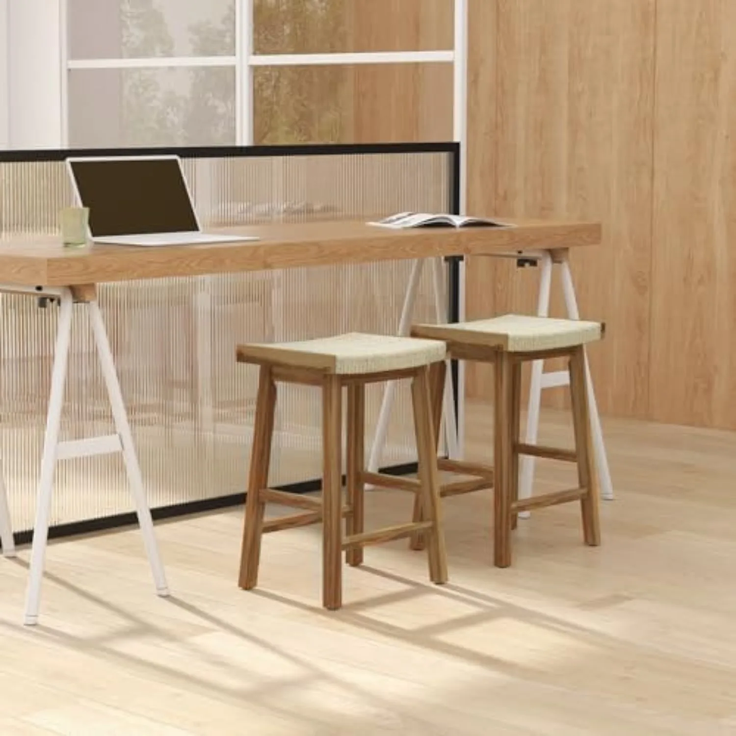 Bar Stools Set of 2, 25.5