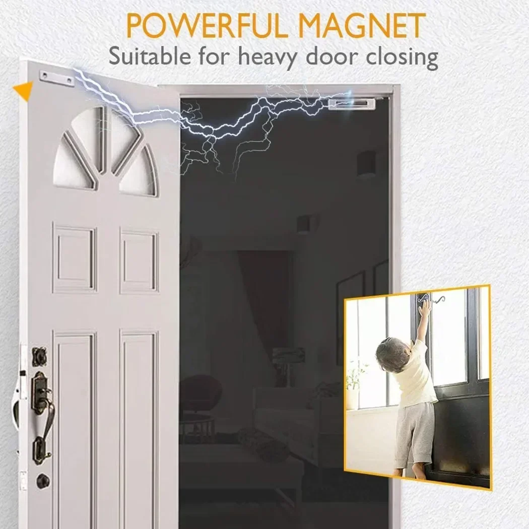 

Magnetic Cabinet Door Limiter Glass Sliding Door Drawer Magnetic Door Stopper 304 Stainless Steel Polished Chrome Housing home t