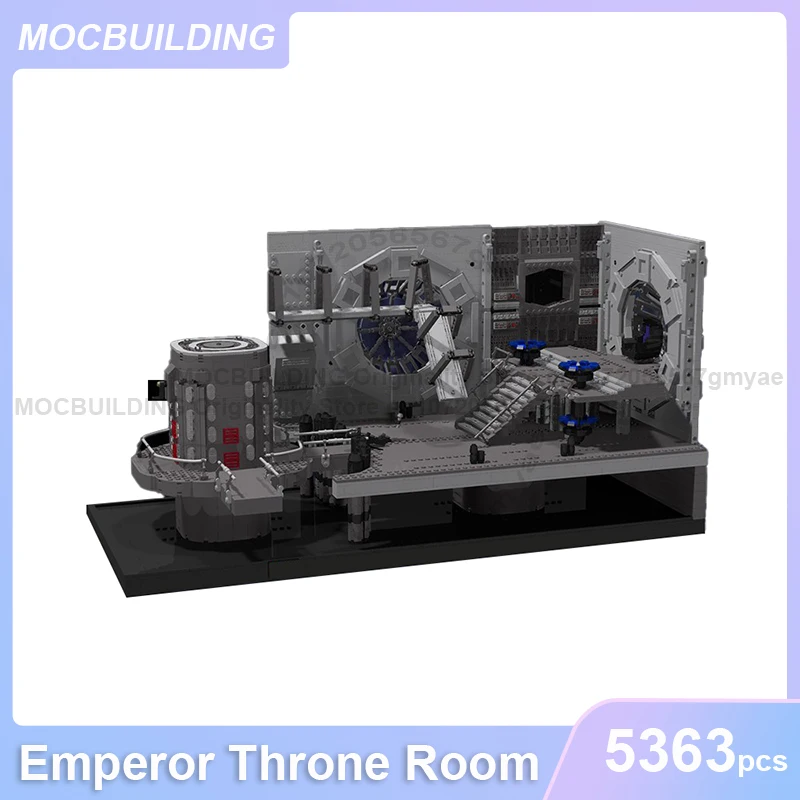 Large Diorama Battle Emperor Throne Room Model MOC Building Blocks DIY Assemble Bricks UCS Space Display Toys Xmas Gifts 5363PCS