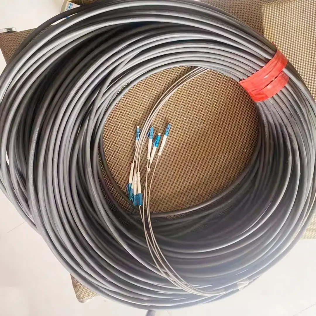 

100m 2C 4C Outdoor CPRI Fiber optic Patchcord SM OM3 OM4 OM2 LC SC FC ST 2 cores 4 fibers drop patch cable Singlemode FTTH jump