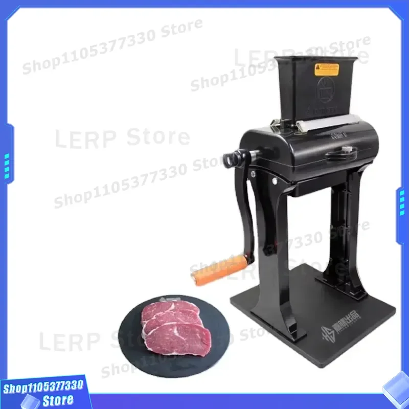 Manual Meat Slicer Commercial Jerky Cutter Stainless Steel Tenderizer for Restaurant Kitchen Food Processing Tool Heavy Duty