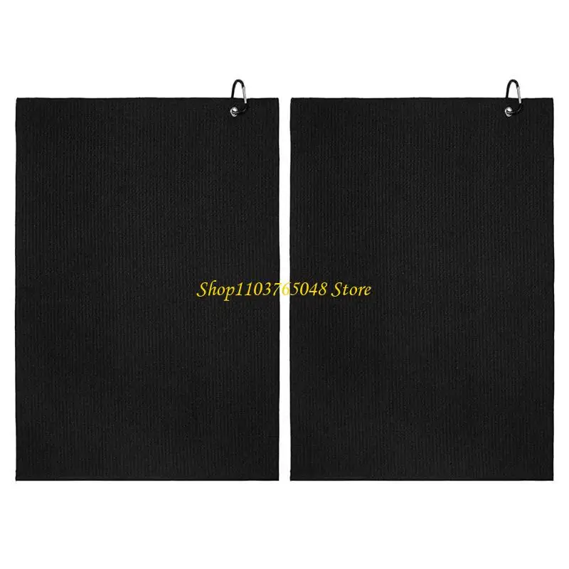 R53E 2Pcs Golf Towels,Microfiber Merbau Pattern Golf Towel for Men Women Golf Gifts