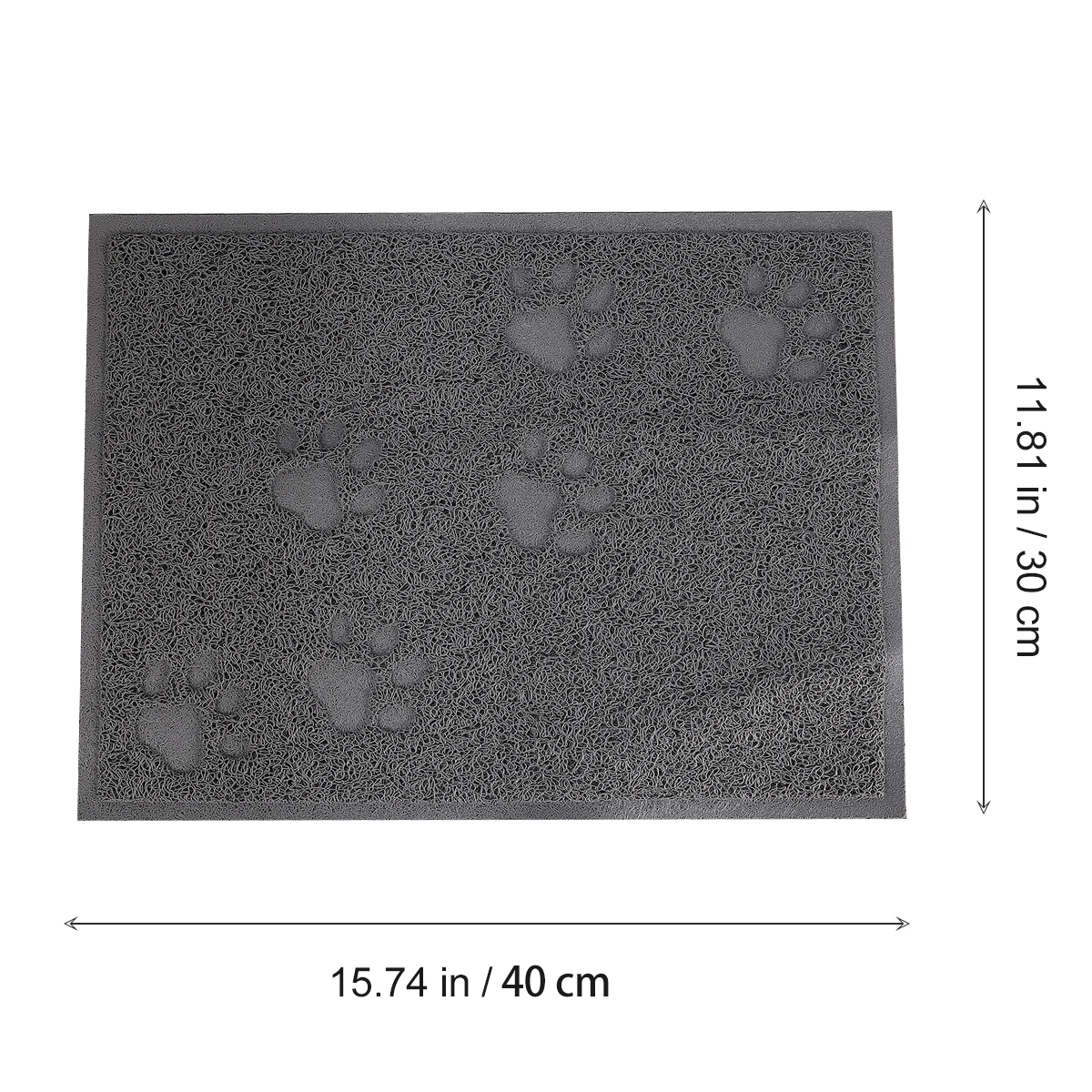 

1pc Anti-slip Cat Litter Mat Waterproof Claw Grinding Mat Splash-proof Cat Cushion Pet Supplies (Grey)