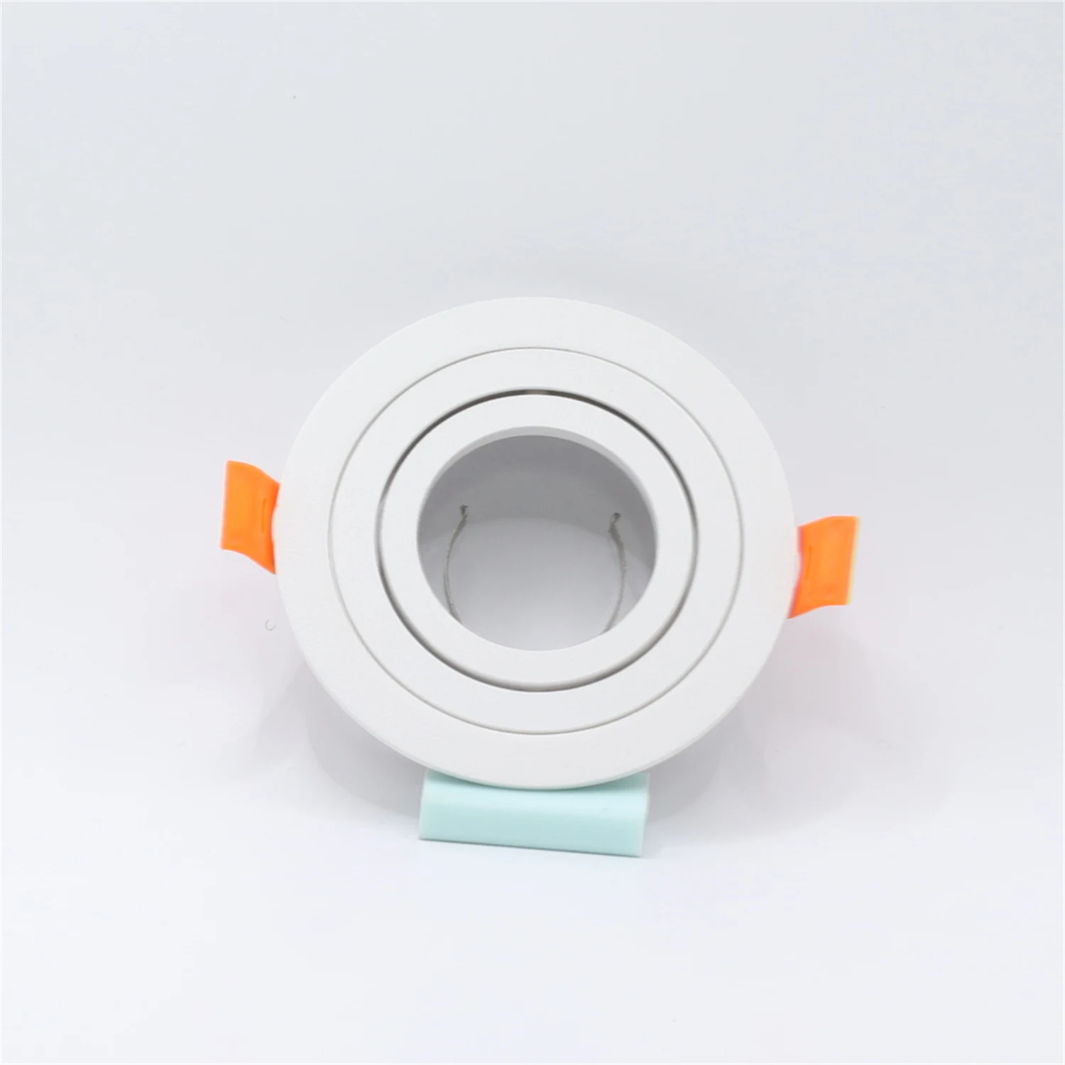 LED Downlight Fixture Lighting Accessories MR16 GU5.3 GU10 Aluminium Trimless Recessed Round Housings Frame