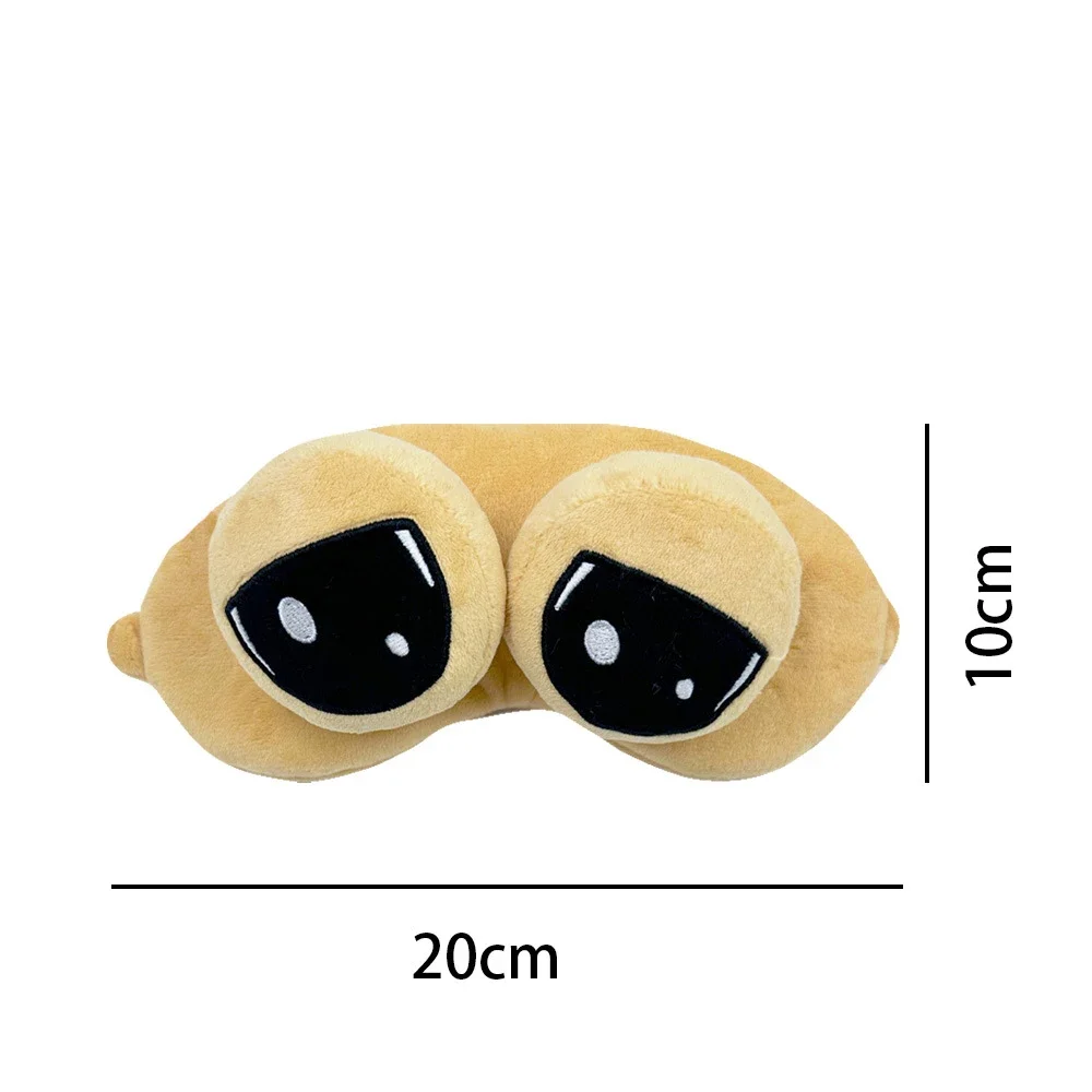 Anime Game The Maw Pou Plush Toys Kawaii Cartoon My Pet Alien Pou Plush Slippers Soft Stuffed Doll Pillow Children Birthday Gif