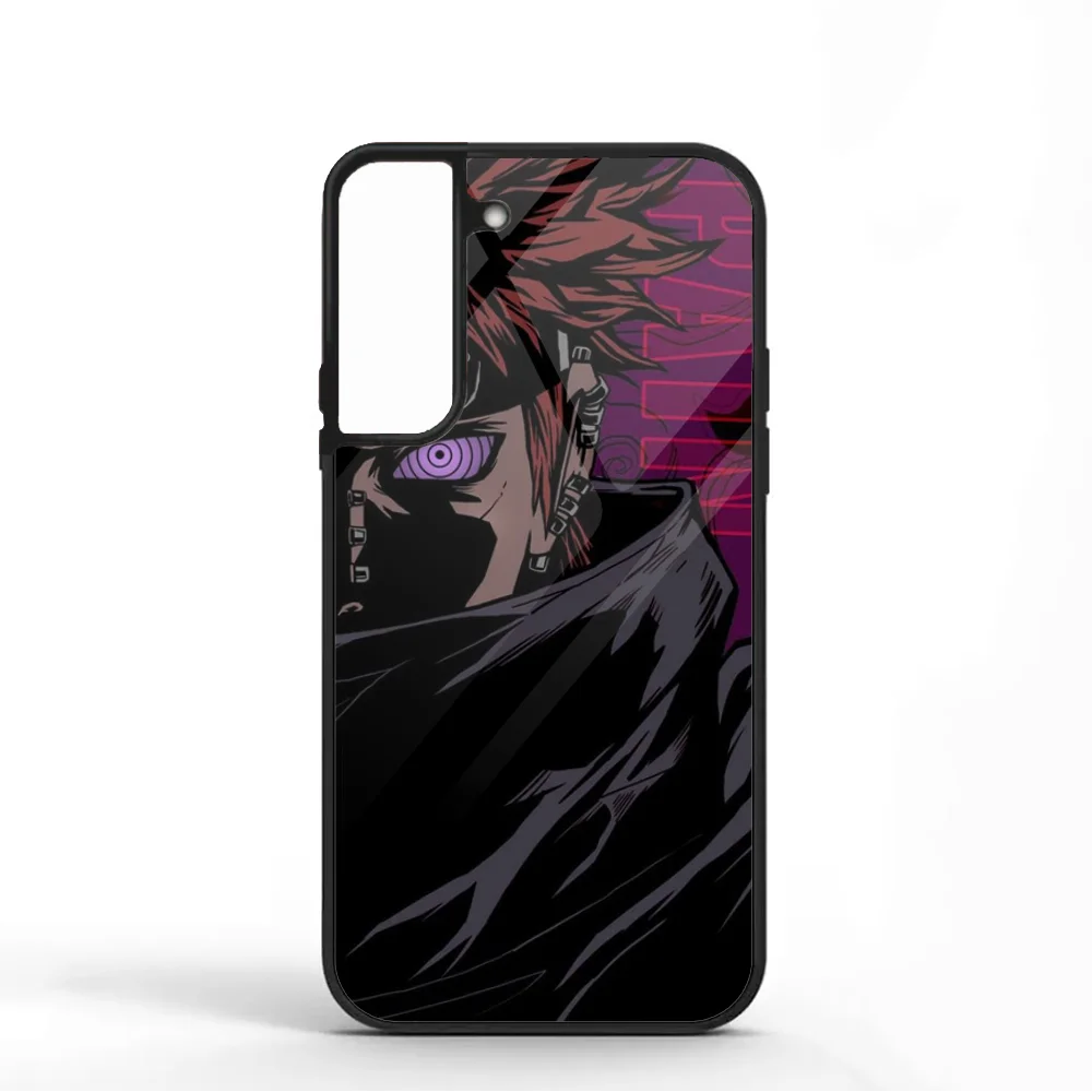 Japan Anime I-Itachi P-Pain N-Naruto Phone Case For Samsung S10 S20 S21 S22 S24 S30 Plus ULTRA Mirror Acrylic Cover