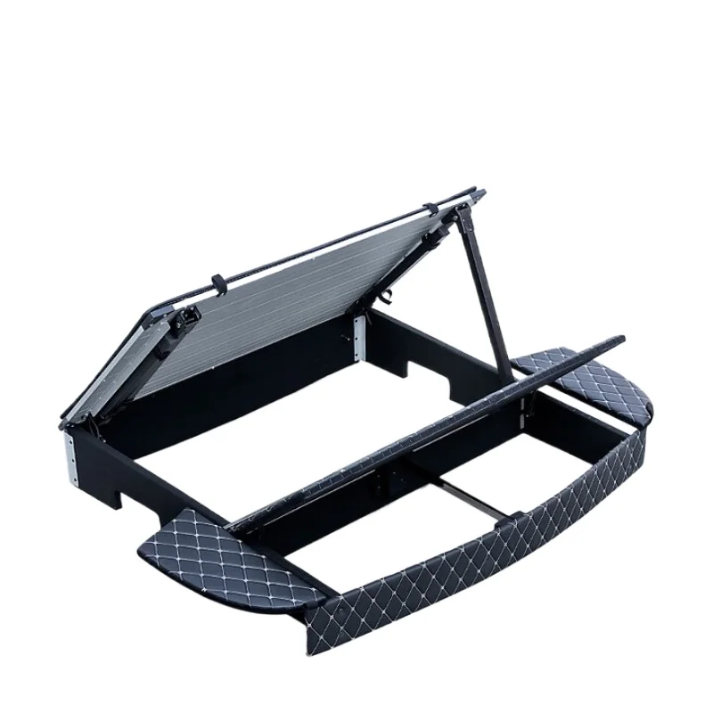 

Leather magic box cover variable table + side bag backrest
