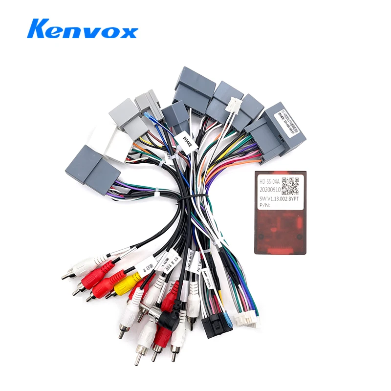 

kenvox android Автомобильный радиоприемник Canbus Box декодер для Honda Civic CRV CR-V 2012 2014 16-контактный жгут проводов, разъем адаптера кабеля питания