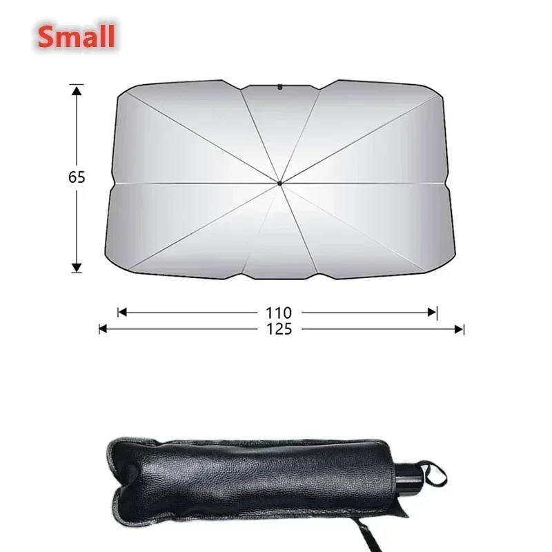 Pare-soleil de voiture pliable pour pare-brise, protection solaire avant, isolation thermique, acces