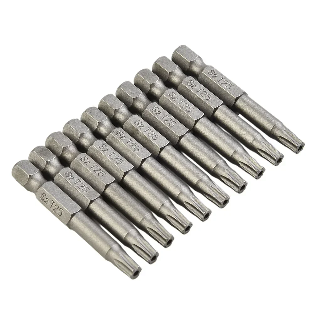 Neue verbesserte Anti-Rost t25 magnetische Torx-Schrauben dreher Bits - 1/4 Zoll Sechs kant schaft für alle Anwendungen geeignet (10 stücke)