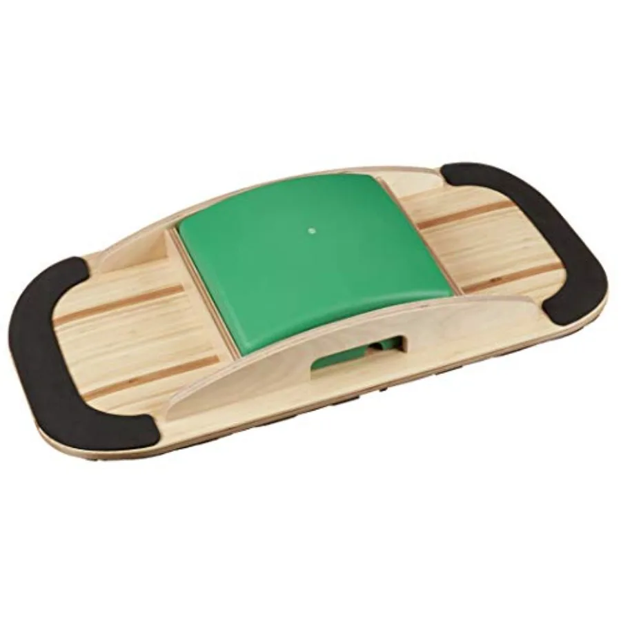 لوح توازن الخيزران الصديق للبيئة من Blue Planet Balance Surfer لمكاتب المكتب الدائمة وممارسة ركوب الأمواج في الأماكن المغلقة #5