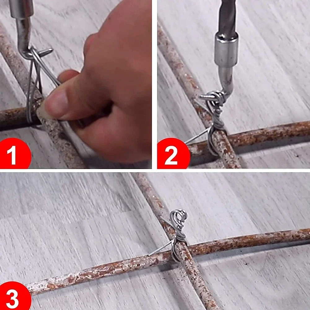 Imagem -05 - Semi-automático Fio de Aço Ligação Rebar Binder Construção Ligação Rebars Non-slip Handle Rebar Amarrando Amarrando